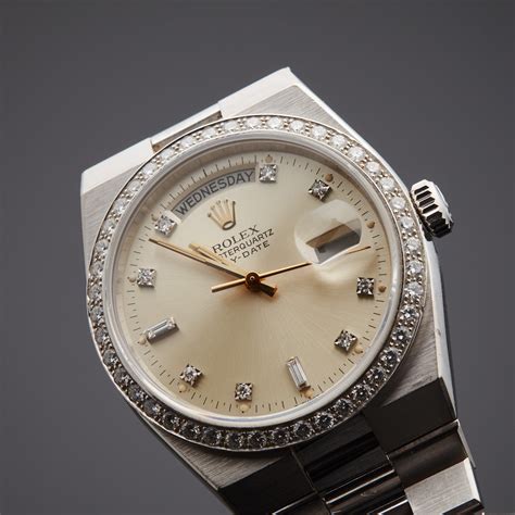 rolex quartz day date|Rolex oysterquartz day date.